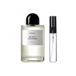 Byredo black safron eau de parfum decant échantillons pour homme et femme 100% original chez atelier des parfums