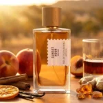 Pyramide olfactive Goldfield & Banks Sunset Hour Dark Peach — rhum, pêche, gingembre, ambre