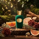 Pyramide olfactive Sospiro Basso — pamplemousse, vétiver, cèdre, poivre, santal